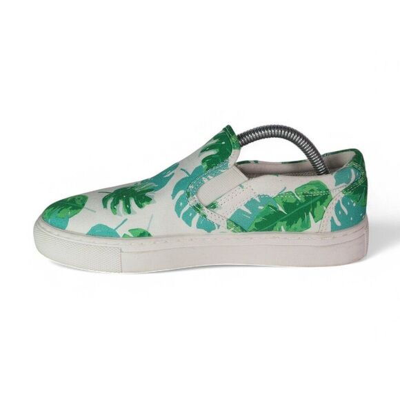 J. Crew Road Trip Tropical Leaves Print Slip-on Casual Sneakers AY567 Women's 5 - Picture 6 of 10